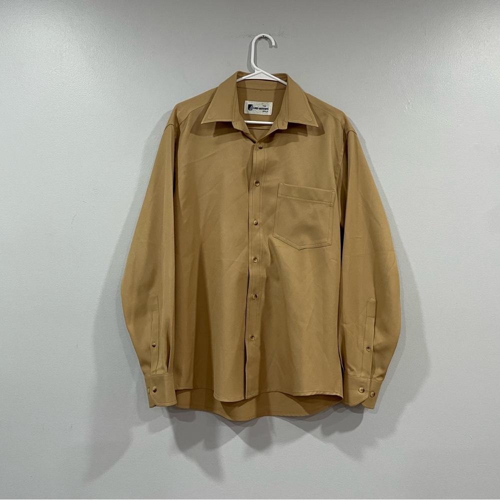 Lord Arthur’s Gold Button Down Long Sleeve Shirt M/ L